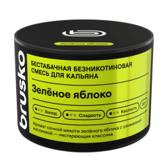 Бестабачная Смесь Brusko Medium - Зелёное Яблоко 50 г