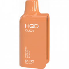 Картридж HQD Click 5500 - Ананас Манго Персик