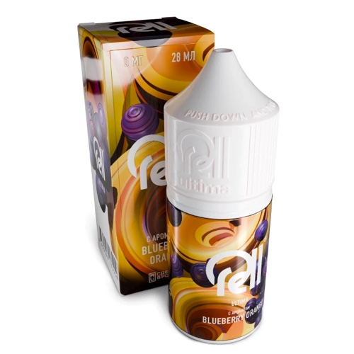 Жидкость Rell Ultimate - Blueberry Orange (Черника Апельсин) 28 мл (М)