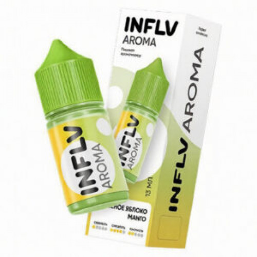 Ароматизатор Inflv Aroma - Зелёное Яблоко Манго 13 мл (на 30 мл)