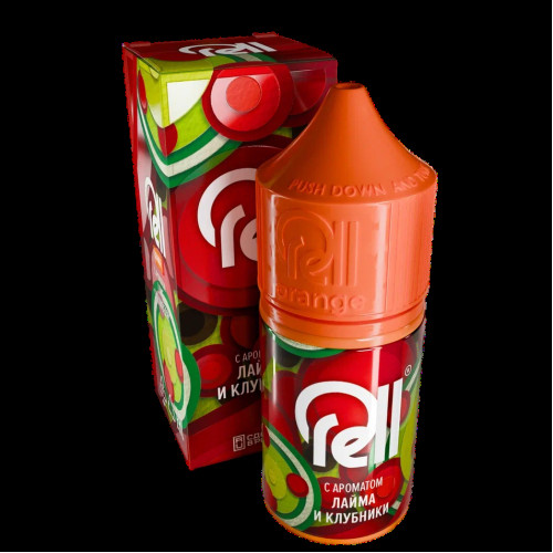 Ароматизатор Rell Orange - Lime Strawberry (Лайм Клубника) 14 мл (на 30 мл)