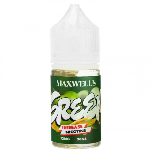 Жидкость Maxwells Freebase - Green (Яблоко) 12 мг 30 мл (М)