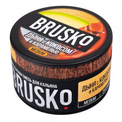Бестабачная Смесь Brusko Medium - Дыня с Кокосом и Карамелью 50 г