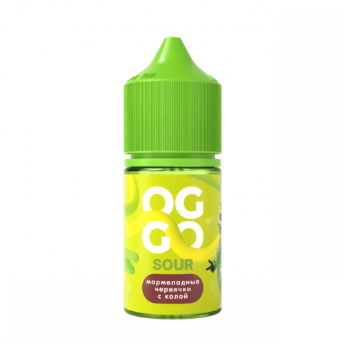 Ароматизатор OGGO Sour - Мармеладные Червячки с Колой (на 30 мл)