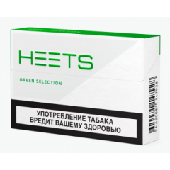 Стики Heets - Green Selection - Табак Мята Ментол (Зелёный)