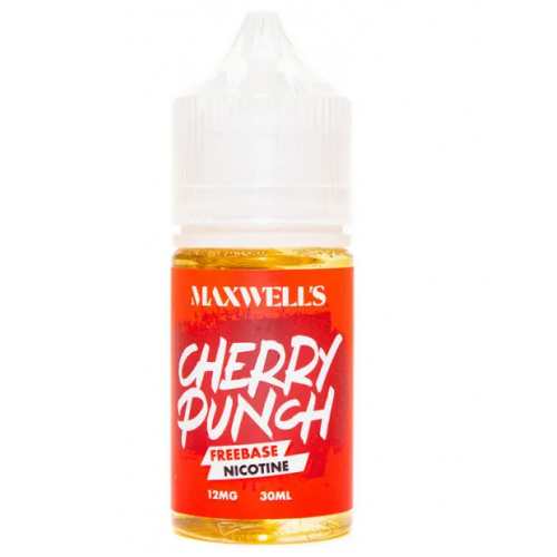 Жидкость Maxwells Freebase - Cherry Punch (Вишневый Пунш) 12 мг 30 мл (М)