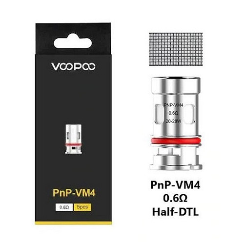 Испаритель Voopoo PnP-VM4 0.6 Ом (Vinci, Argus Pro, Drag S, Argus Air) (1 шт)