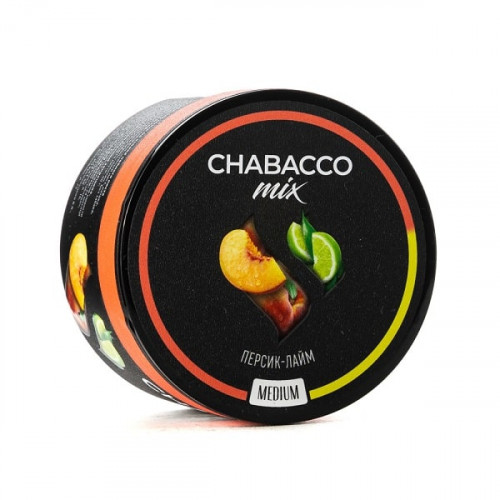 Бестабачная Смесь Chabacco Mix - Персик-Лайм 50 гр