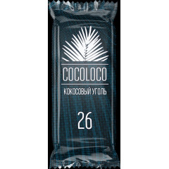 Кокосовый уголь для кальяна Cocoloco 8 шт (26 мм)
