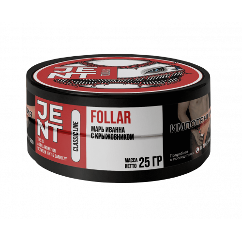 Табак для кальяна Jent Classic - Follar (Марь Иванна с Крыжовником) 25 гр