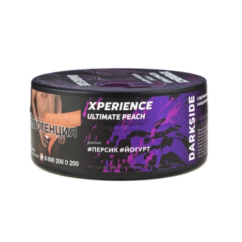 Табак для кальяна Dark Side Xperience - Ultimate Peach (Персик Йогурт) 120 гр