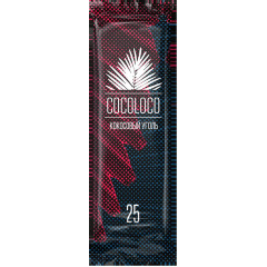 Кокосовый уголь для кальяна Cocoloco 12 шт (25 мм)