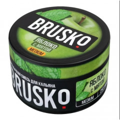 Бестабачная Смесь Brusko Medium - Яблоко с Мятой 50 г