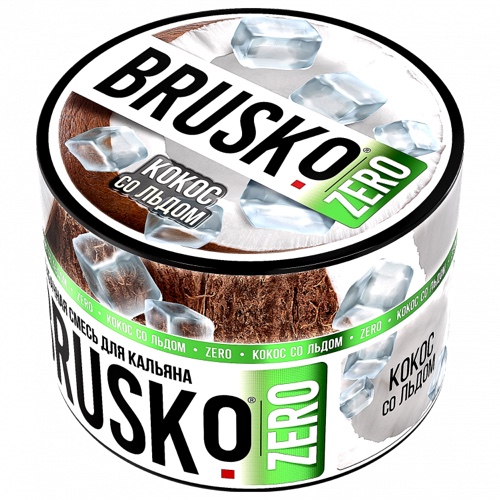 Бестабачная Смесь Brusko Zero - Кокос со Льдом 50 г