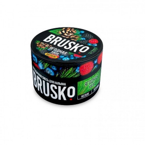 Бестабачная Смесь Brusko Medium - Ягодная Хвоя 50 г