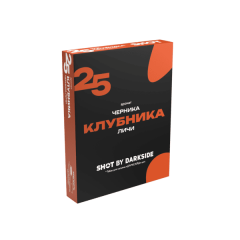 Табак для кальяна Dark Side Shot - 25 Черника Клубника Личи 25 гр