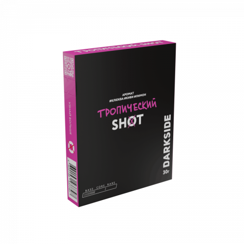 Табак для кальяна Dark Side Shot - Тропический (Клюква Киви Лимон) 30 гр