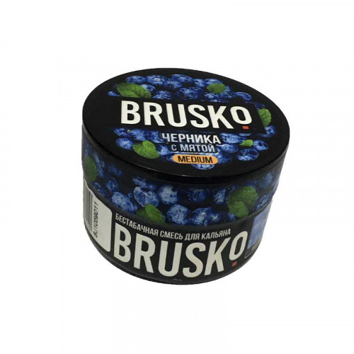Бестабачная Смесь Brusko Medium - Черника с Мятой 50 г