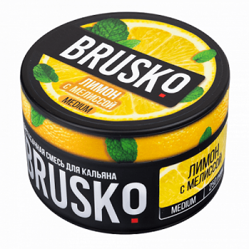 Бестабачная Смесь Brusko Medium - Лимон с Мелиссой 50 г